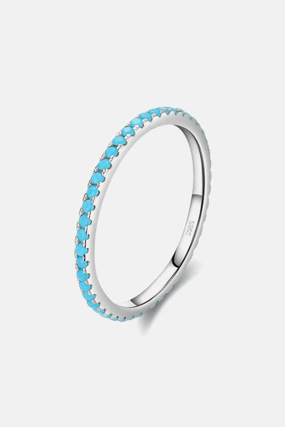 Ulrich 925 Sterling Silver Artificial Turquoise Ring