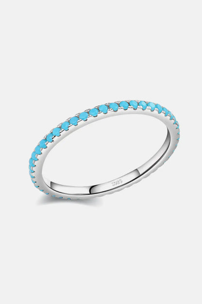 Ulrich 925 Sterling Silver Artificial Turquoise Ring